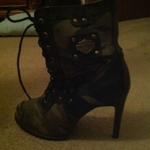Harley Davidson army boots size 7.5