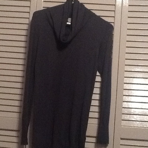 Grey sweater dress