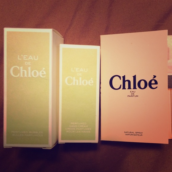 Chloe Other - Chloe perfume bubbles, lotion, and sample