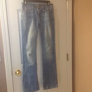 Abercrombie and Fitch Light-wash jeans