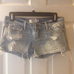 Cutoff shorts made by Abercrombie and Fitch