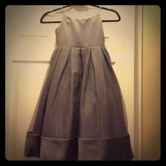 Flower Girl/ Party Dress Satin,Organza, Tea Length