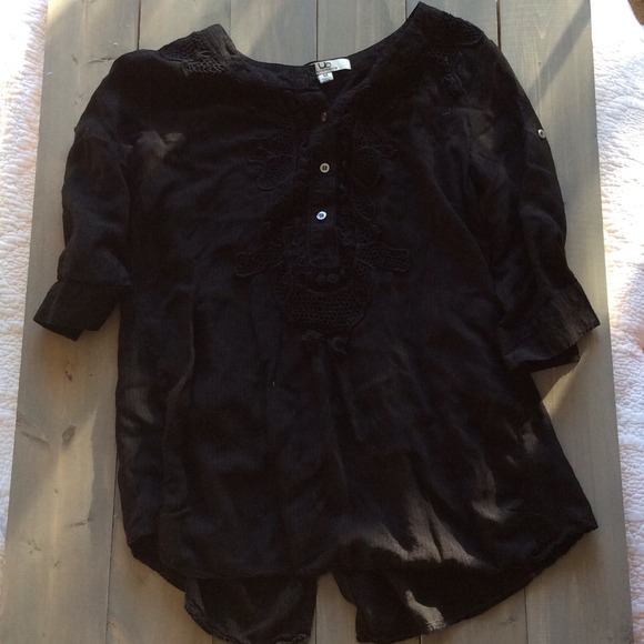 Black tunic from Young Adult Los Angeles SOLD - Picture 1 of 2