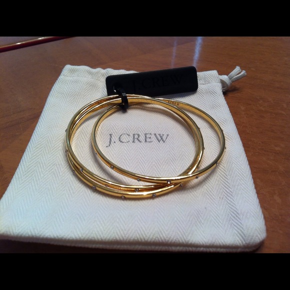 J. Crew triple interlocking bangle bracelet