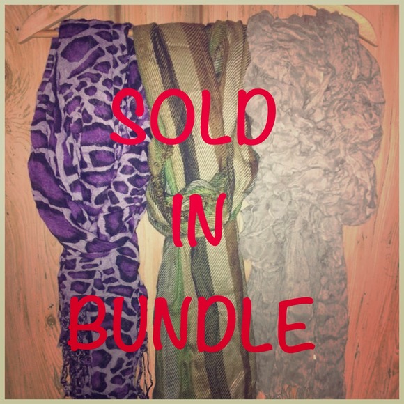 SOLD Lot of 3 Scarves!