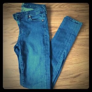 7 for all mankind "the skinny" legging jeans