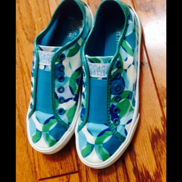 Coach slip on tennies. 💕SOLD 💕