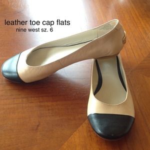 Nine West Shoes - ⬇️REDUCED. 9 West toe cap flats. Nude/black Sz 6. Nine West Shoes - ⬇️REDUCED. 9 West toe cap flats. Nude/black Sz 6.