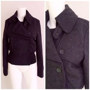❌SOLD❌🎉HOST PICK🎉DARK GREY WOOL JACKET