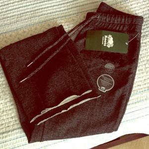 Roots open bottom sweat pants NWT xs