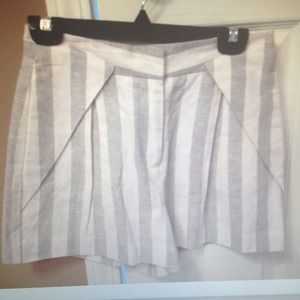 BCBG High Waisted striped shorts