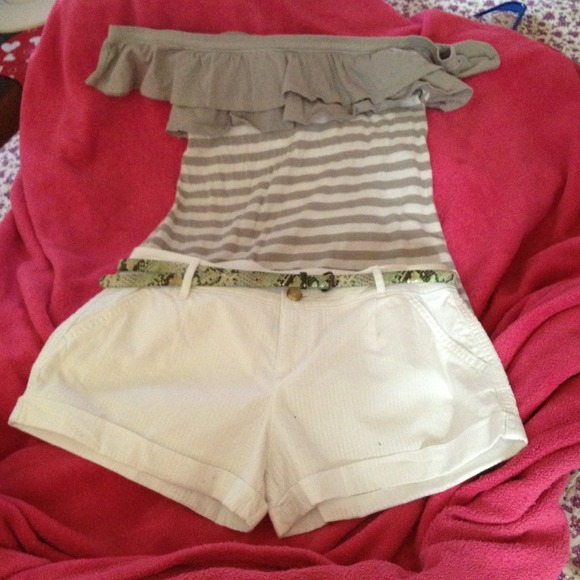Abercrombie top and short