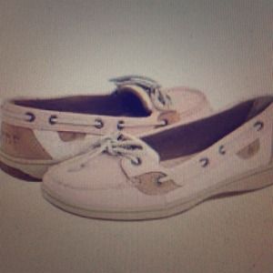 Sperry Top Sider PINK Boat Shoes Size 8.5