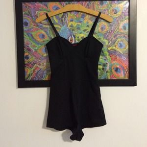 Motel Night Cat Romper