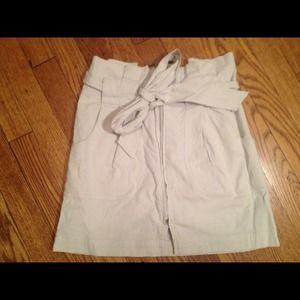 Grey Tie-waist BCBGEneration skirt