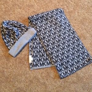 Michael Kors scarf and hat