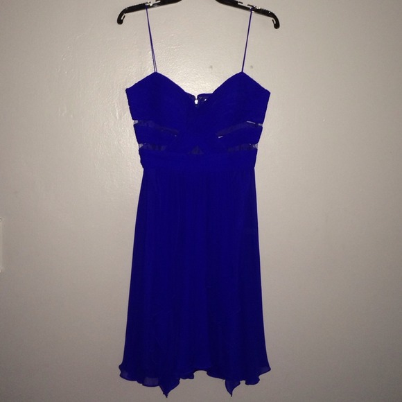 Royal blue cocktail dress worn once