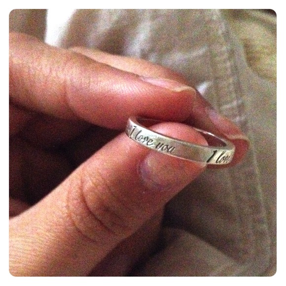 "I love you" Tiffany's ring!