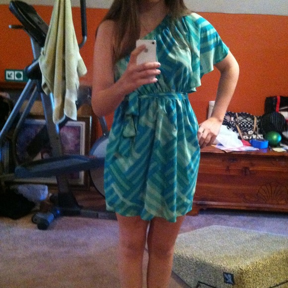 **Sold in Bundle**Forever 21 Shoulder Dress - Picture 3 of 4