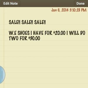 Shoe sale