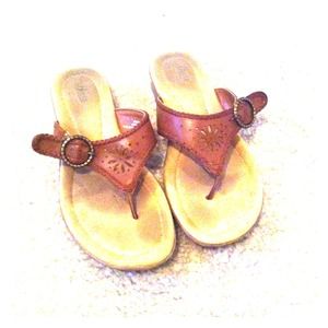 Brown sandals