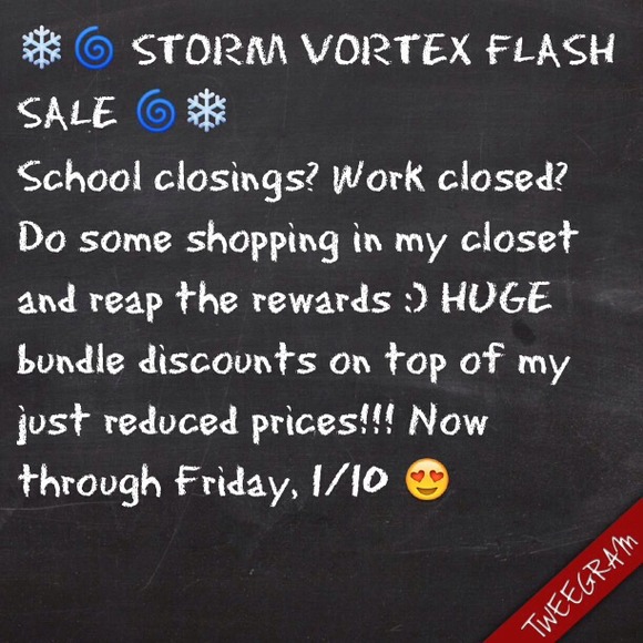 ❄️🌀 STORM FLASH SALE ❄️🌀