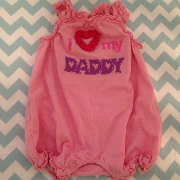 Pink romper, newborn baby girl, gently used