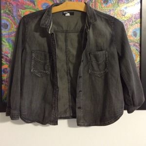 BDG grey button up top