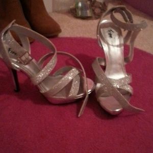 Prom shoes worn once heels