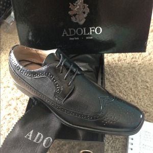 Adolfo men's size 10.5 Italian dress shoes