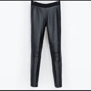 Motorbike Leather Legging