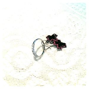 Ring and earrings