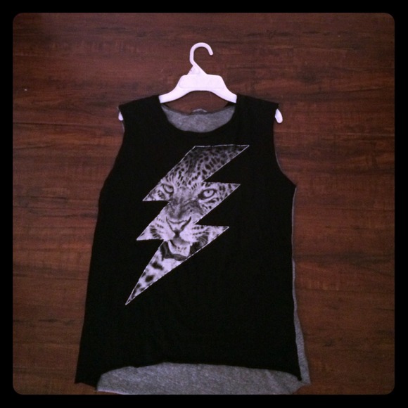 Black and gray shirt