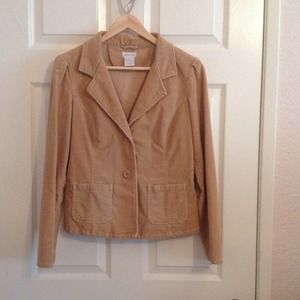 Charlotte Russe light brown corduroy blazer