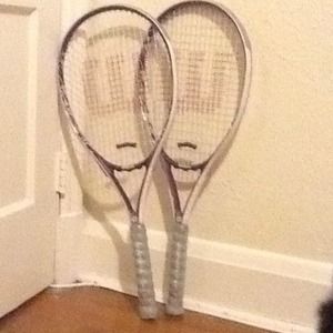 2 Wilson Tennis Rackets