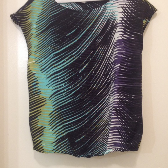 Loft short sleeve blouse. Petite Small. - Picture 1 of 2