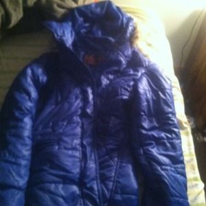 Size M blue winter coat