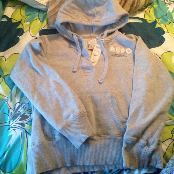 Gray aero hoodie