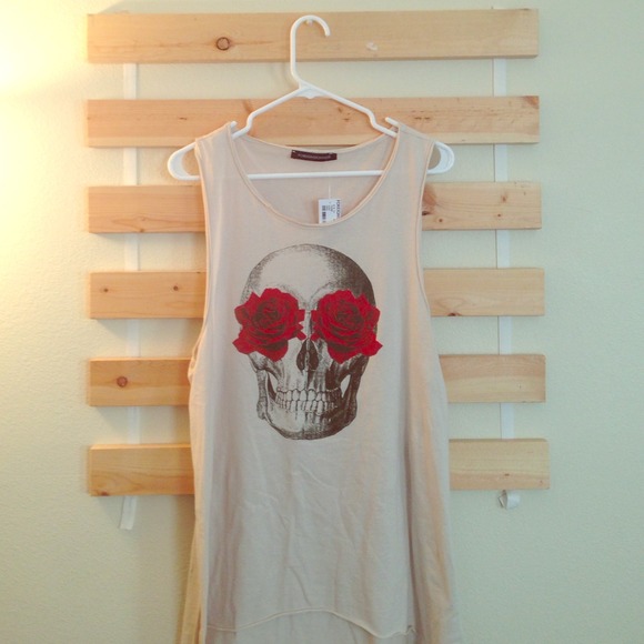 🚫SOLD🚫 Foreign Exchange's Skull Dress-Tank