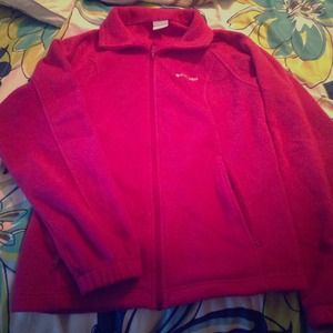Pink fleec Columbia coat 💋lower price