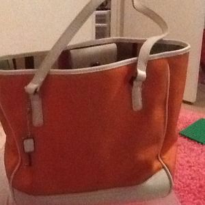 Orange Fossil purse