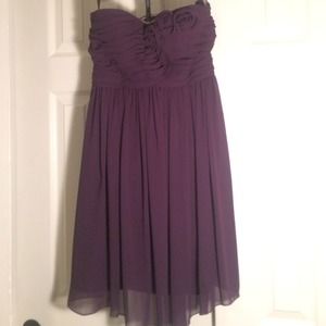 Dark purple dress