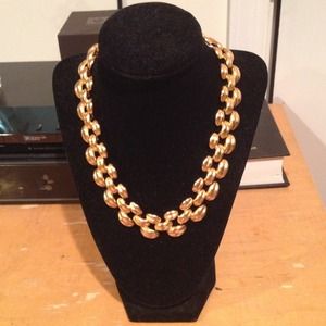 Anne Klein gold plated necklace