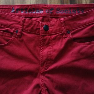 Brick Red Skinny Jeans from Nordstrom