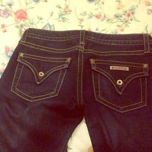 Dark denim Hudson jeans....only worn twice