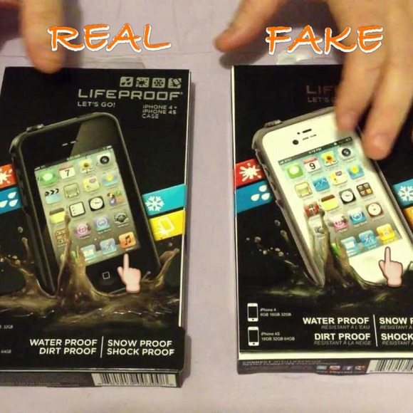 poshcrave is selling a FAKE LifeProof case - Picture 2 of 2
