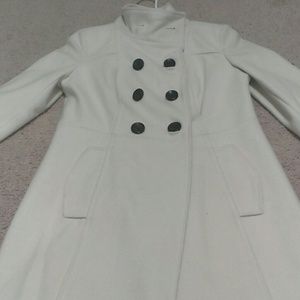 Old navy cream trench coat.