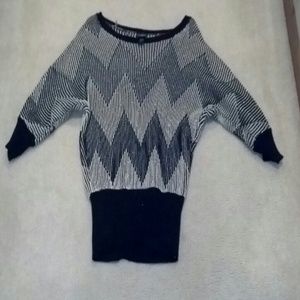 Gold and black sweater