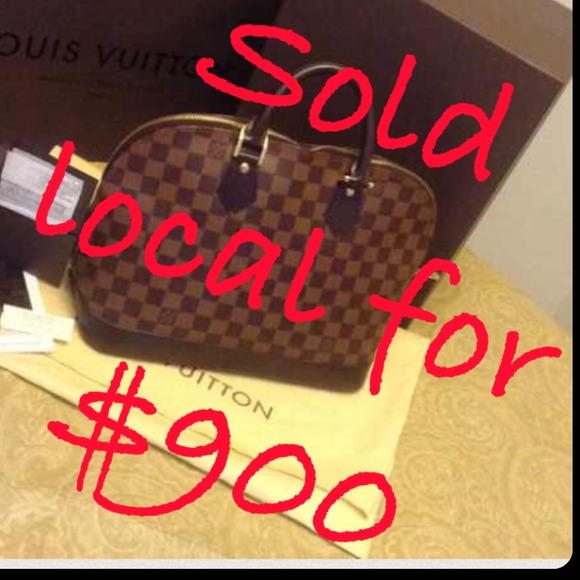 Authentic Louis Vuitton Damier Alma pm