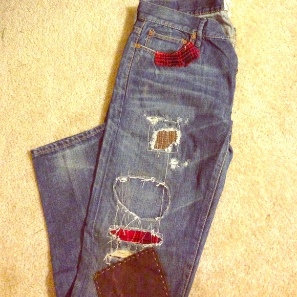 Patchwork jeans